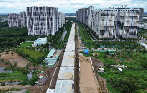 Tuyến cầu cạn duy nhất của Vành đai 3 TPHCM sắp hoàn thành