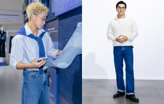 Jun Phạm, Thiên Minh phối quần jeans trẻ trung, lịch lãm