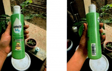 Phát hiện sữa tắm giả dành cho trẻ em