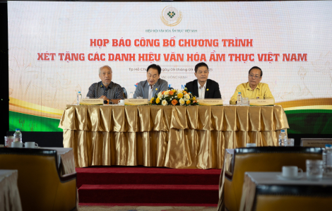 Xét tặng danh hiệu Văn hóa Ẩm thực Việt Nam, tôn vinh nghề bếp