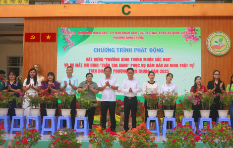 Phường Bình Trưng phát động phong trào xây dựng “Bình Trưng muôn sắc hoa”