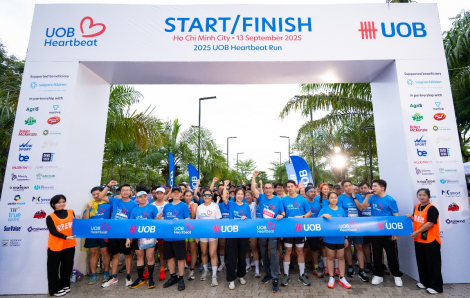 Giải chạy UOB Heartbeat Run 2025 gây quỹ hơn 940 triệu đồng hỗ trợ trẻ em