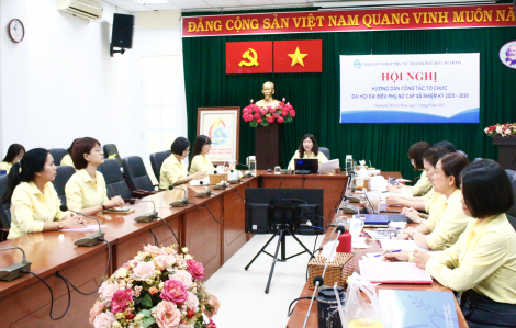 TPHCM triển khai công tác chuẩn bị Đại hội đại biểu Phụ nữ các cấp nhiệm kỳ 2025-2030