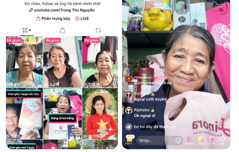 Hậu trường những phiên live stream xuyên đêm của các cụ bà TikTok