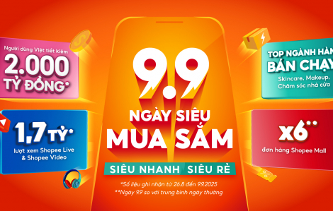 Shopee 9.9 tạo lực đẩy doanh thu cho gần 2 triệu nhà bán hàng