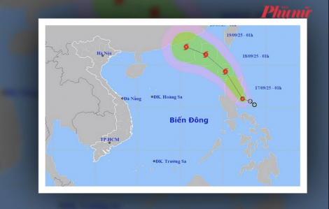 Thời tiết ngày 17/9: Áp thấp nhiệt đới có khả năng mạnh lên thành bão