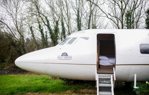 Những khách sạn từ cần cẩu, máy bay phản lực, trạm cáp treo...