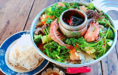Lẩu cù lao ngày cũ