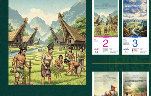 365 ngày nhìn đất nước trên lịch bloc 2026