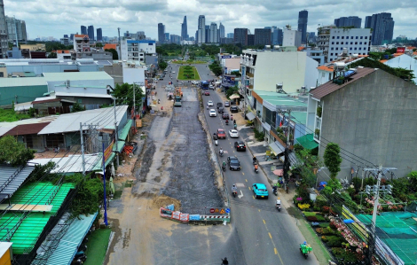 Dự án mở rộng đường Lương Định Của sắp hoàn thành