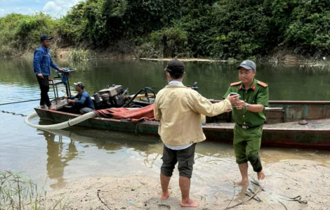 Phát hiện điểm khai thác cát trái phép ở Đắk Lắk