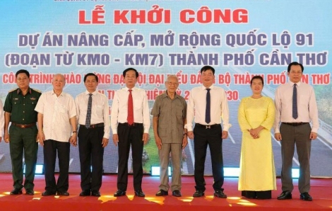 Cần Thơ và An Giang khánh thành và khởi công 28 công trình