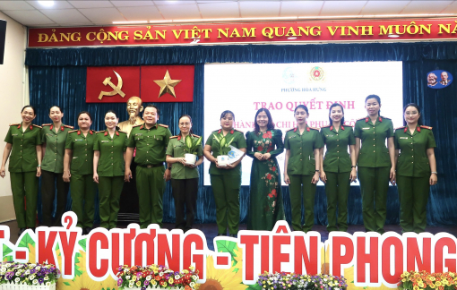 Phường Hòa Hưng ra mắt Chi hội Phụ nữ Công an, khởi động nhiều công trình ý nghĩa