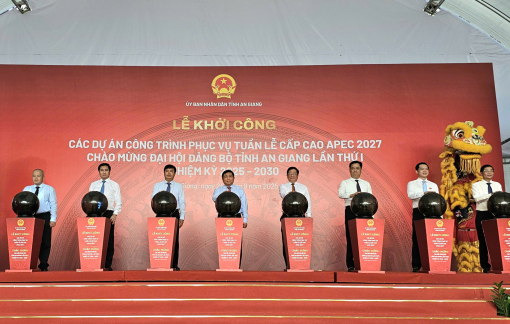 Phó thủ tướng Nguyễn Chí Dũng dự lễ khởi công các công trình APEC 2027