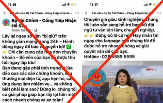 Xuất hiện website giả Bộ Tài chính, có tick xanh
