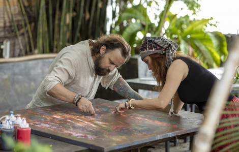 Khi vợ chồng cùng vẽ tranh