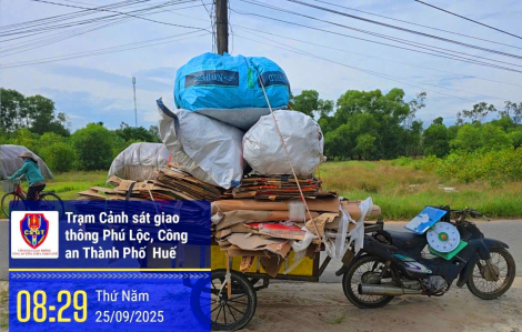 TP Huế kiên quyết xử lý xe ba gác, xe kéo tự chế gây mất an toàn giao thông