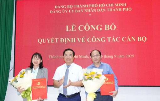 Ông Dương Hồng Thắng và bà Phạm Thị Thanh Hiền tham gia Ban Thường vụ Đảng ủy UBND TPHCM