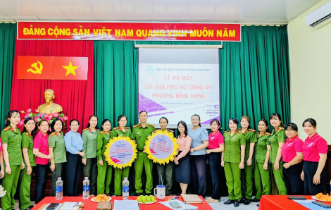 Đồng loạt ra mắt Chi hội Phụ nữ Công an