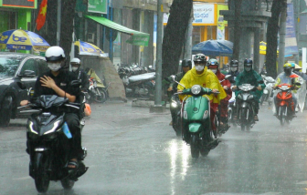 Thời tiết TPHCM ngày 27/9: Mưa dông vào chiều tối