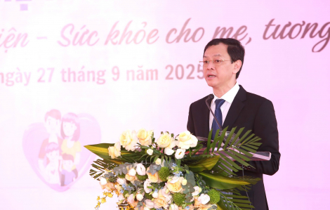 Thứ trưởng Bộ Y tế: Mỗi người chồng hãy đồng hành cùng vợ lúc mang thai và sau sinh