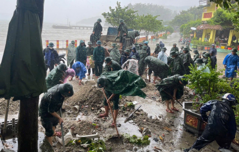 Đã có thiệt hại do bão số 10 gây ra