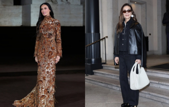 Demi Moore, Dương Tử Quỳnh gây ấn tượng tại Tuần lễ thời trang Milan 2025