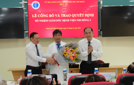 Bệnh viện Nhi Đồng 1 (TPHCM) có giám đốc mới
