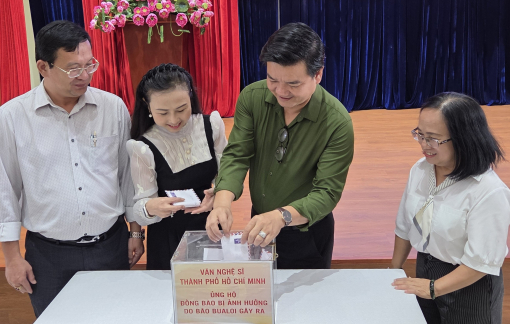 Gần 300 triệu ủng hộ đồng bào chịu ảnh hưởng bởi bão Bualoi