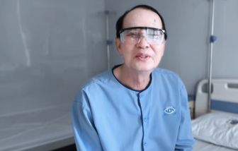 NSND Thanh Điền bị xuất huyết mắt