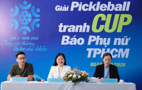 Báo Phụ nữ tổ chức giải Pickleball lần thứ 3 “tăng yêu thương – Thêm vui khỏe”