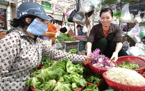 Bông giờ làm thơm nồi cá, làm đẹp tô canh