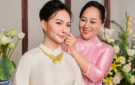 “Lá Ngọc Cành Vàng” - Trang sức cưới gửi gắm lời hứa nâng niu nàng dâu mới