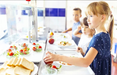 Bữa ăn học đường tạo lập tương lai xanh