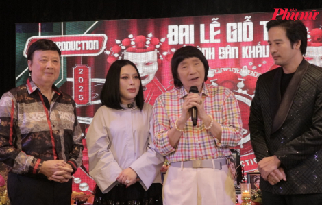 NSND Minh Vương, NSƯT Bảo Quốc cùng các nghệ sĩ trẻ dâng hương lên Tổ nghiệp