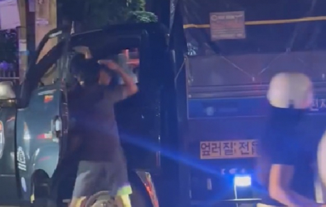 Tài xế xe tải bị hành hung sau va chạm giao thông