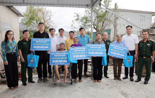 TPHCM hỗ trợ Nghệ An 7 tỉ đồng khắc phục hậu quả bão số 10