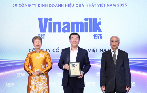 Vinamilk khẳng định bản lĩnh tiên phong qua bảng xếp hạng TOP50 năm 2025