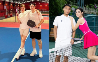 Các cặp đôi Vbiz say mê pickleball - vừa khỏe đẹp, vừa gắn kết