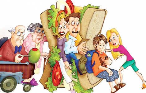 Buồn vui của phụ nữ “bánh mì kẹp”