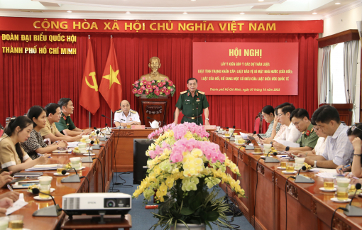 Đoàn Đại biểu Quốc hội TPHCM góp ý hoàn thiện luật để bảo vệ thông tin mật quốc gia