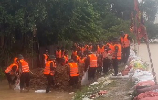 Gia cố đê, ứng phó với tình hình lũ vượt mức lịch sử trên sông Cầu, khẩn cấp trên sông Thương