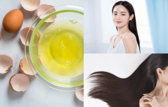 Làm đẹp từ gian bếp: Da mịn, tóc khỏe với lòng trắng trứng
