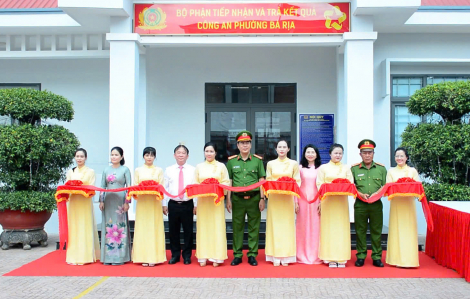 Ra mắt Bộ phận tiếp nhận và trả kết quả tại Công an phường Bà Rịa