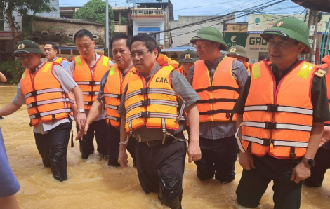 Thủ tướng Phạm Minh Chính tới Thái Nguyên, yêu cầu bằng mọi biện pháp cứu trợ người dân