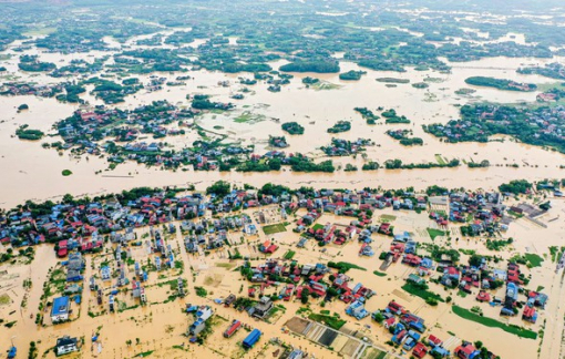 Mưa lớn gây lũ lụt lịch sử tại Thái Nguyên