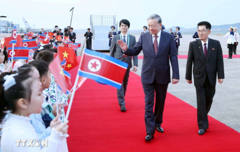 Tổng bí thư Tô Lâm bắt đầu thăm cấp Nhà nước tới Triều Tiên