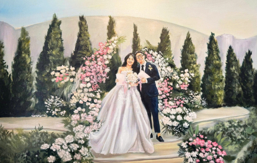 Người vẽ khoảnh khắc đám cưới