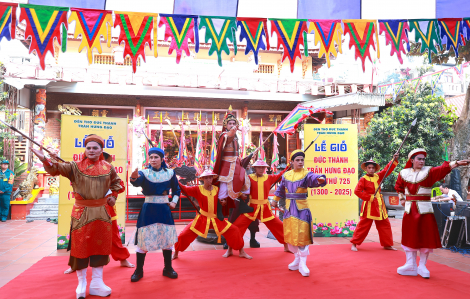 Lễ giỗ Đức Thánh Trần Hưng Đạo lần thứ 725: Tưởng nhớ vị anh hùng dân tộc, hun đúc tinh thần yêu nước