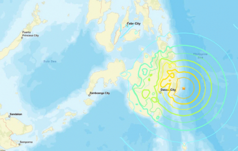 Trận động đất mạnh 7,6 độ richter tấn công Philippines, cảnh báo sóng thần